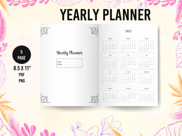 2022 Yearly Planner - KDP Interior: A Versatile Tool for Your Creative and Professional Needs