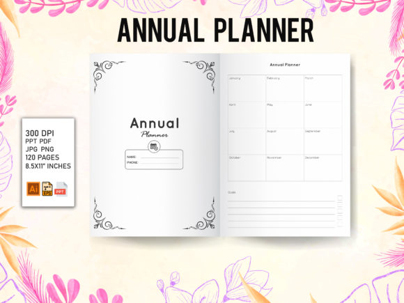 Annual Planner - KDP Interior: A Designer's Essential