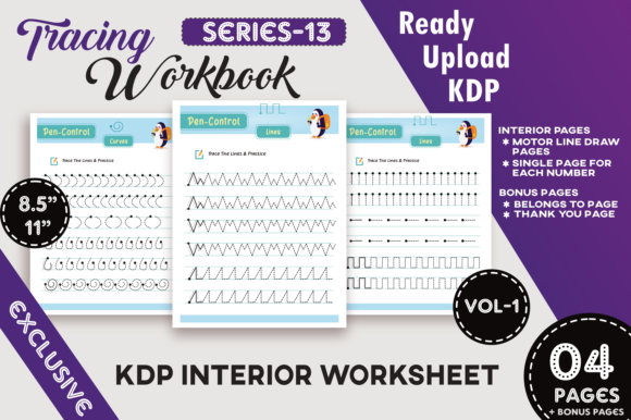 Developing Early Handwriting Skills with Vol-1 Line Draw Motor Skills for Kids