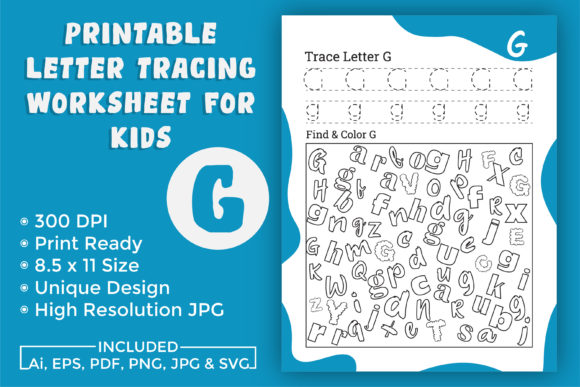 Enhance Handwriting with G Letter Tracing