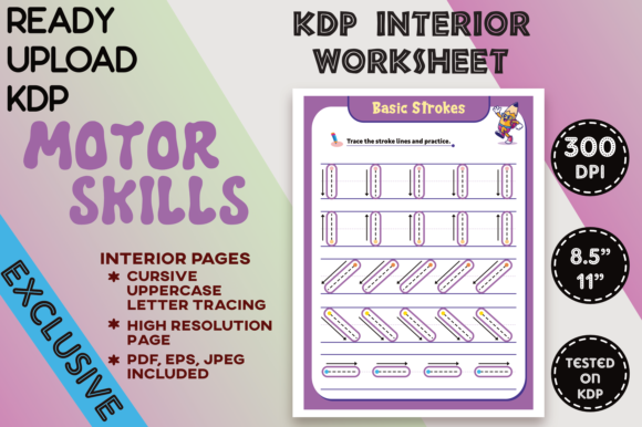 Enhancing Early Childhood Development with KDP Basic Strokes Motor Skills Line 1
