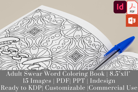 Explore KDP Adult Swear Word Coloring Book