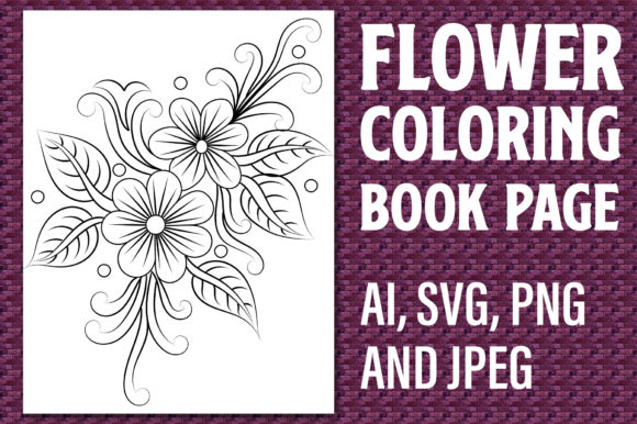 Exploring the Versatility of Flower Coloring Pages and Line Art