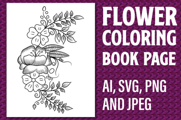 Flower Coloring Page 30: A Versatile Tool for Creative and Relaxing Projects