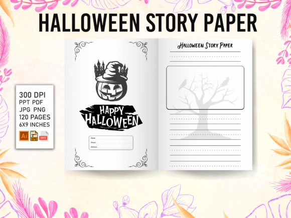 Halloween Story Paper for KDP Interiors