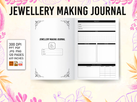 Jewellery Making Journal for KDP Interior