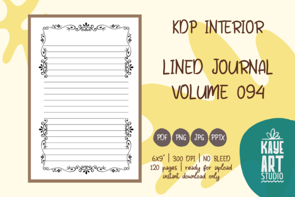 KDP Interior Lined Journal Vol. 93: A Versatile Tool for Your Creative and Practical Needs