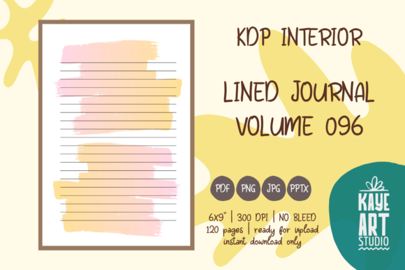 KDP Interior Lined Journal Vol. 96