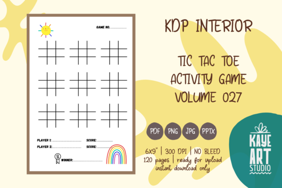 KDP Interior Tic Tac Toe Game Vol. 27: A Versatile Resource for Creatives and Professionals