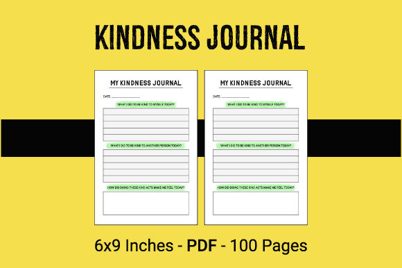 Kindness Journal Interior: A Premium Design Asset