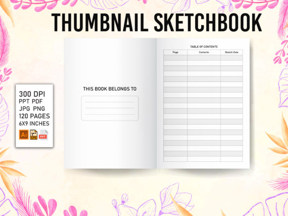 Thumbnail Sketchbook - KDP Interior: A Creative Boost