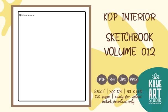 Unlock Your Creativity with KDP Interior Sketchbook Vol. 12
