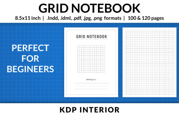 Unlock Your Creativity with the KDP Grid Graph Journal Notebook