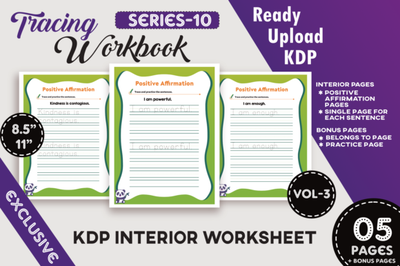 Vol-3 Positive Affirmation Worksheets: A Comprehensive Guide for Preschoolers